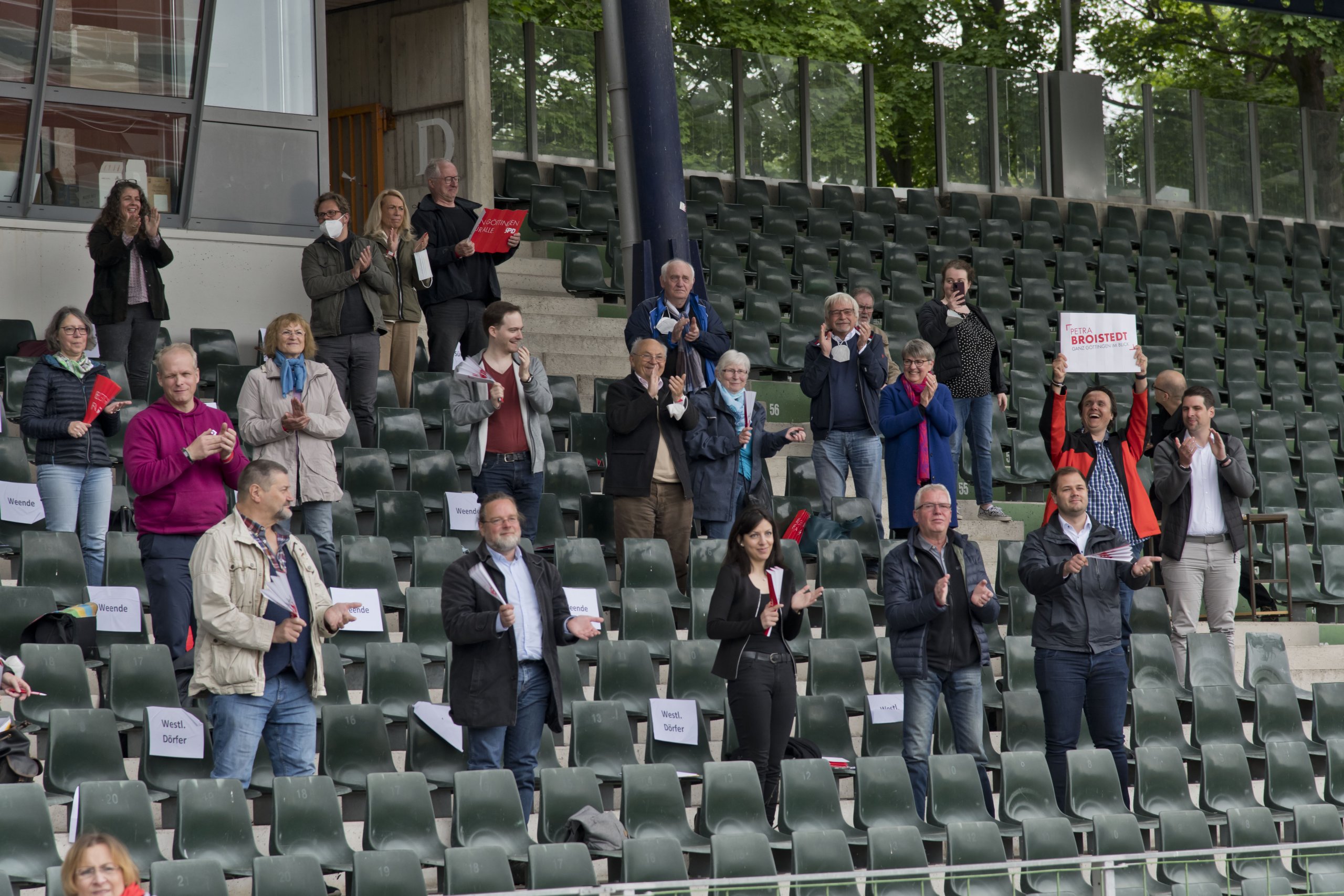 Aufstellungskonferenz im Jahnstadion (Foto: Jan Vetter)