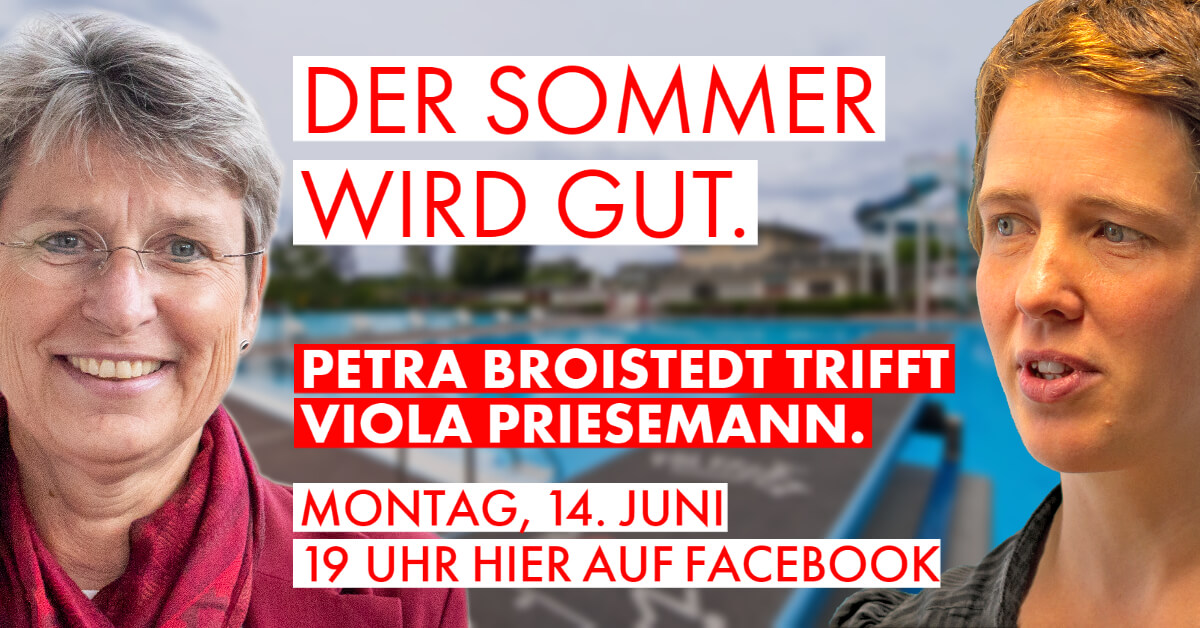 Der Sommer wird gut. Petra Broistedt trifft Viola Priesemann.